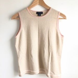Nude Cashmere Sleeveless Knit Tank